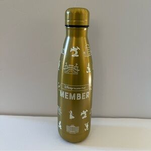 Disney Vacation Club Member Gold Stainless Steel Water Bottle